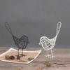 Minimalist Iron Hollowed Out Bird Creative Foyer Living Room Decoration Home Wine Cabinet Decor Metal Bird Desktop Decor Gift