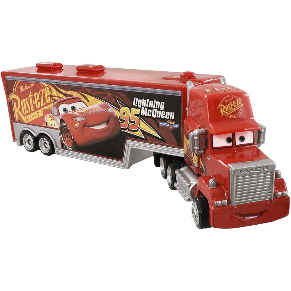 Takara Tomy Disney Cars Tomica Mack Miniature Toy Vehicle Transporter Type for Ages 3 and Up