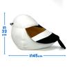 Soft and Fluffy Japanese Long-tailed Tit Super Big Plush Toy, Approximately 32cm, Bird, Large Cushion (normal Size)