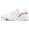Li Ning Модные Износостойкие Дышащие Низкие Скейтборд-Кеды Женские Бело-Красные AGCT010-1