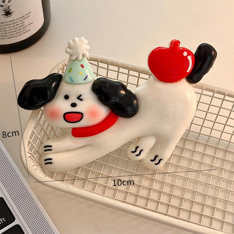 1 шт. Мультяшный полимерный кот Магниты на холодильник Креативная наклейка на холодильник Персонализированные мини-магнитные наклейки По стена