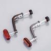Full Metal Spinning Fishing Reel Handle With Wood Knob+Free Screw Sea River Rock Lure Fishing Replace Tackle Parts