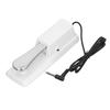 Sustain Foot Pedal Universal Keyboard Foot Pedal 6.35mm Connector Piano Foot Pedal Switch for Control White