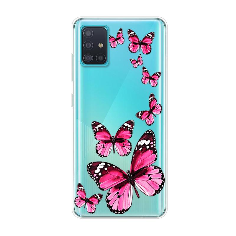 Для чехла Samsung Galaxy A71 A51 M31 Чехол M31S Мягкий силиконовый задний чехол для Samsung A71 M31S Чехол A 51 Ударопрочный чехол M31 Чехол