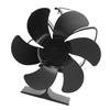 6 Blade Stove Fan Self Starting High Temperature Resistance and Energy Efficiency Heat Powered Fan