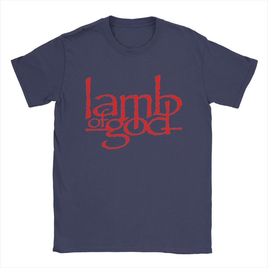 Футболка Lamb Of God для мужчин из чистого хлопка, забавные футболки с круглым вырезом, топы с коротким рукавом, новое поступление