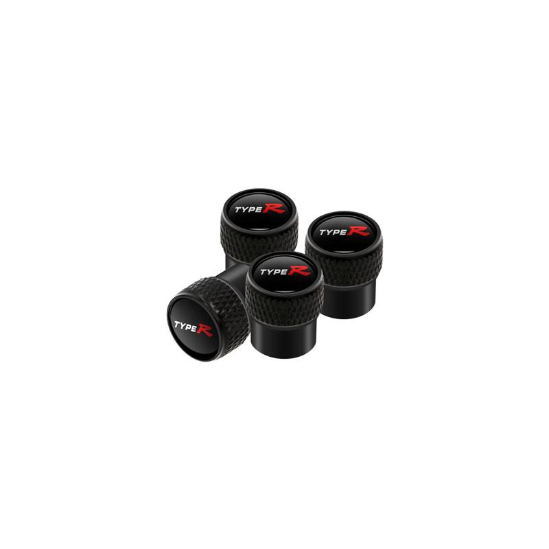 Автомобильный декор, 4 шт., металлический тип R Typer, логотип, автомобильная шина, колпачок стержня клапана, колпачок штока колеса, колпачки воздушного клапана для Accord Fit Civic CR-V