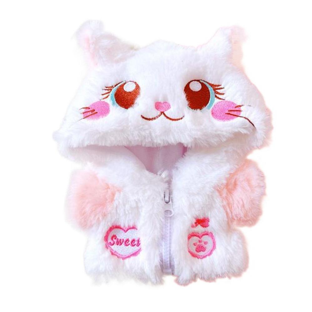 Plush Coat Cotton Doll Clothes Fluffy Doll Toy Clothes Plush Dolls Clothes  Doll Accessories