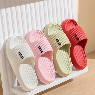 Весенне-летние новые простые модные шлепанцы на мягкой подошве, женские, для пар, для дома, нескользящие, износостойкие