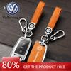 Для VOLKSWAGEN Чехол-защита для брелока автомобиля из цинкового сплава + Кожа Для VW Volkswagen Polo Golf 7 MK7 Tiguan MK2 Accesso