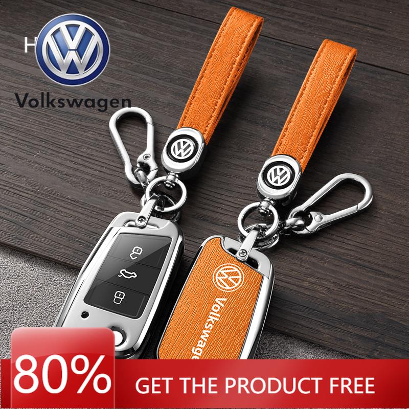 Для VOLKSWAGEN Чехол-защита для брелока автомобиля из цинкового сплава + Кожа Для VW Volkswagen Polo Golf 7 MK7 Tiguan MK2 Accesso
