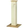 80cm Scratching Post, with Toy Ball, Sisal Rope - White