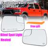 Стеклянная линза зеркала заднего вида для Dodge Ram 1500 2024 Зона слепых зон Зеркало боковое с подогревом Линза Аксессуары для автомобиля