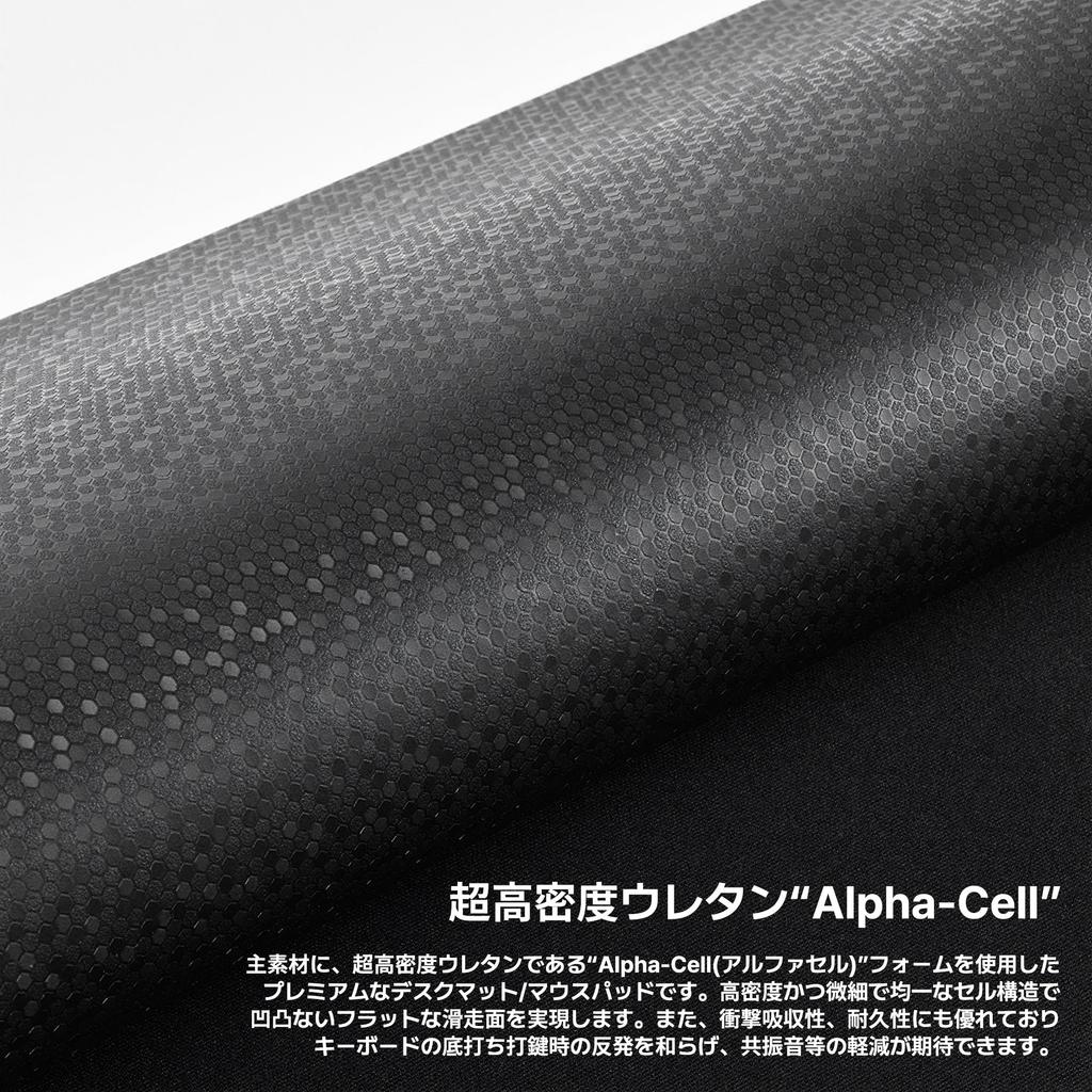 LEOPOLD Premium Desktop Mat Premium Desktop Table Mat Gaming Mouse Pad Keyboard Quiet Mat Balanced Type M Size 64cm x30cm Alpha-Cell (Леопольд