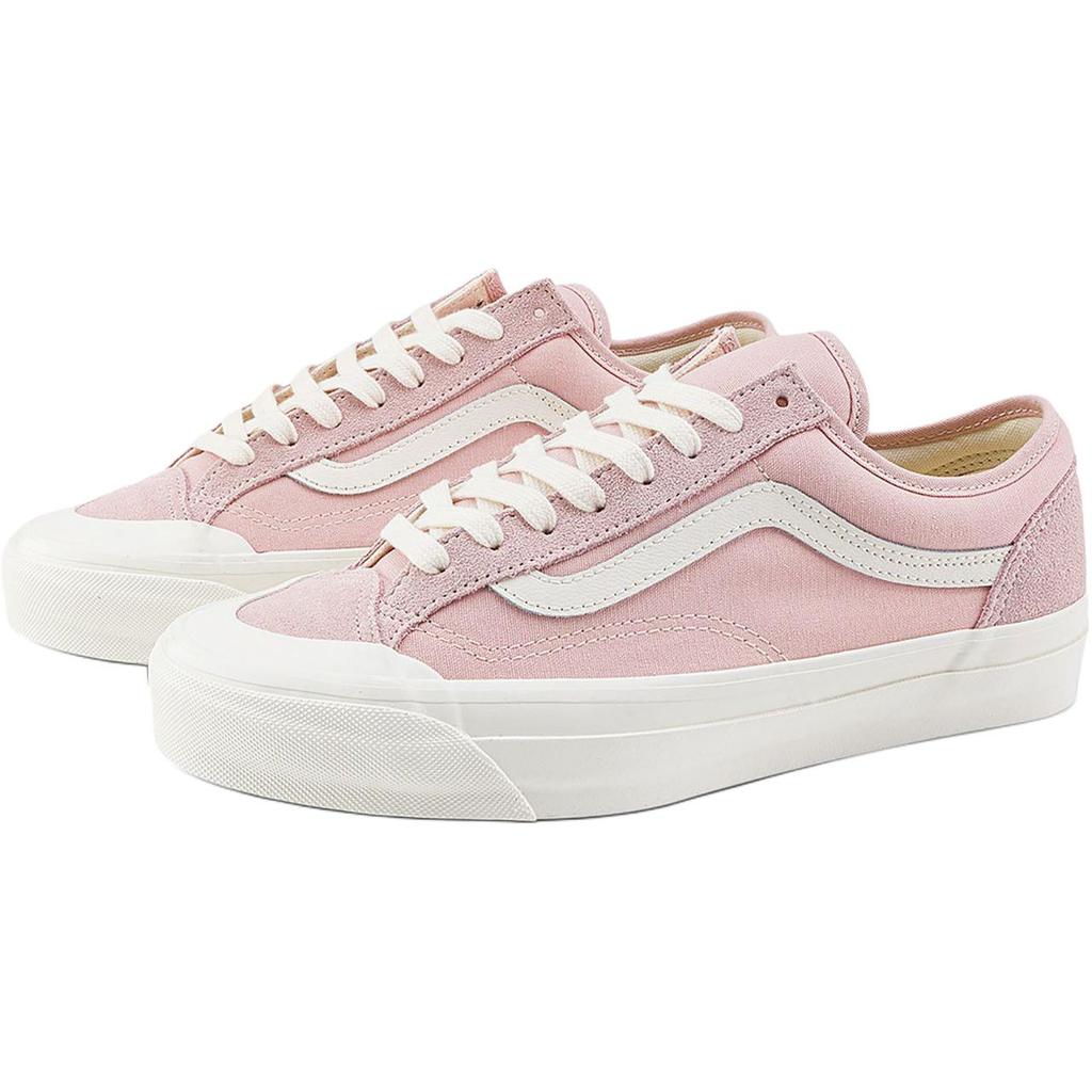 Vans LX Old Skool 136 Comfortable Versatile Low-Top Skate Shoes Unisex Sneakers Pink VN000SHMFBM