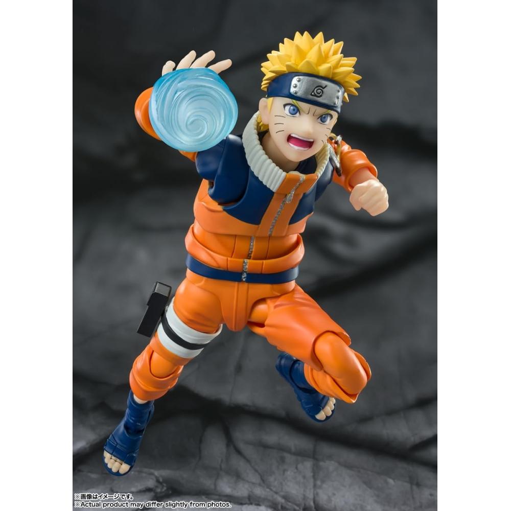 SHFiguarts NARUTO Наруто Узумаки - Самый неожиданный фарс ниндзя - Приблизительно. Подвижная фигурка, окрашенная из АБС и ПВХ, 135 мм BAS64181