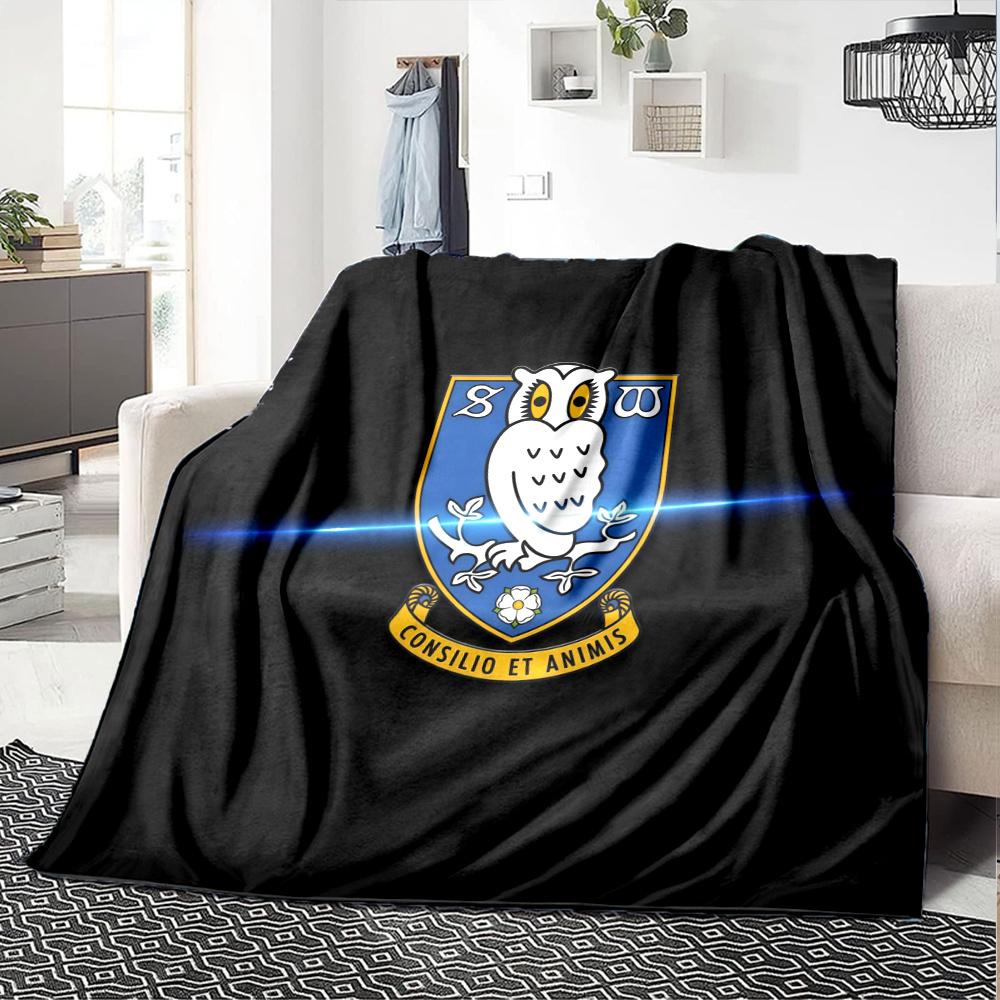 Sheffield Wednesday Flannel Blanket, High quality Comfortable for All Seasons, Home Decor, Warmth and Comfort