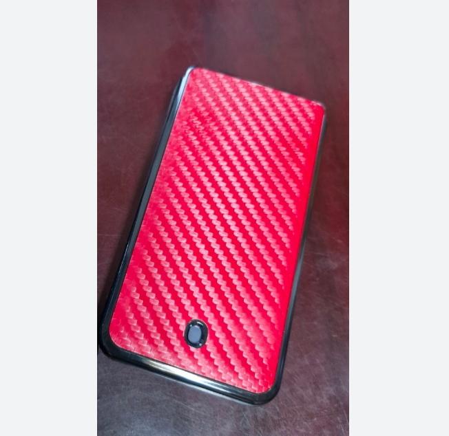 Чехол-накладка для Samsung Galaxy Folder2 Цветной Жесткий для SM-G160N G165N Узор под карбон