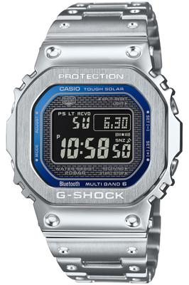 Часы с Bluetooth, полностью металлическим радио, Solar Silver [Casio] [] GMW-B5000D-2JF, мужские