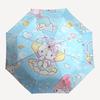 1pc Hello Kitty & Little Twin Stars Automatic Opening/Closing Umbrella - Portable Three-Fold Design with 8-Bone Iron Frame, Outdoor, Perfect Gift for