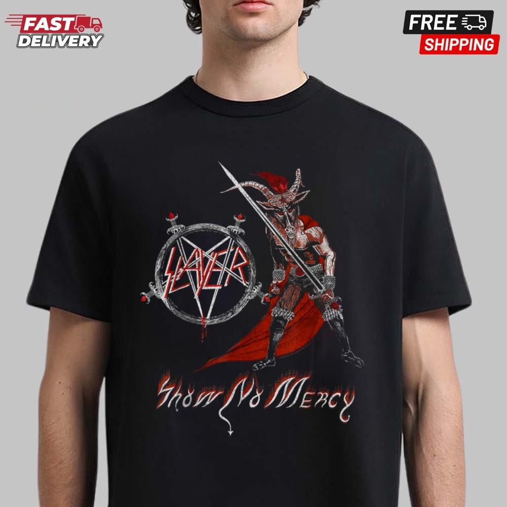 Slayer Show No Mercy T-Shirt Legend Heavy Metal Shirt Gift for Fans Unisex T-Shirt