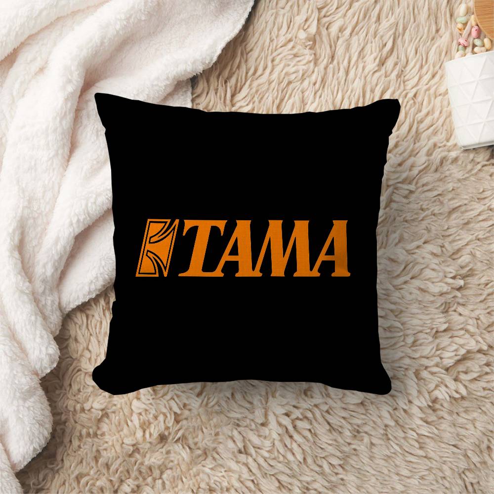 Stylish TTAMA Drum Personalized Pillow Cover Kids Bedroom Wild Party Decor Pillowcase kid Birthday shower Gift