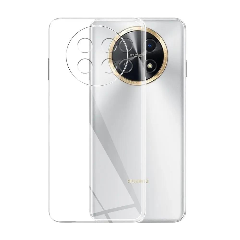 Чехол для Huawei Nova Y91 Прозрачный Силиконовый Мягкий ТПУ Чехол для Телефона Чехол Huawei Nova Y91 Funda Huawei NovaY91 y90 Прозрачный Coque
