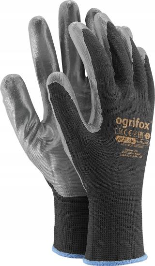 NITRILE work gloves Ogrifox OX-NITRICAR BS r10