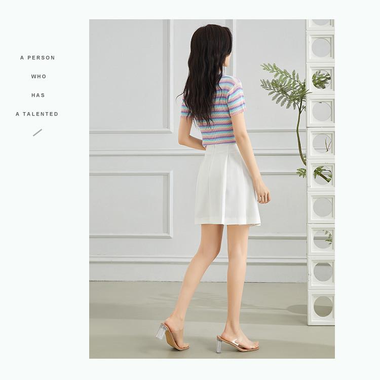 Summer Age Reducing Versatile Short Skirt