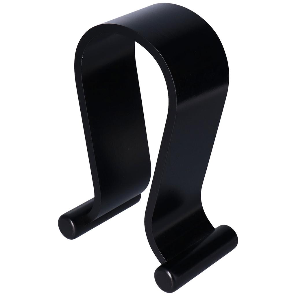 Подставка для наушников U-образная черная простая деревянная арочная подставка для наушников с резиновыми ножками для офиса и студии