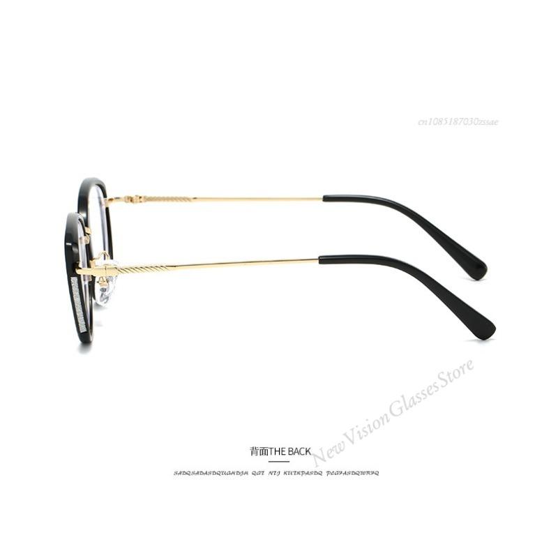 Cat Eye Women Trending Cat Eye Optical Strong Classic Alloy Glasses Frame Prescription Myopia Hyperopia Glasses Frame