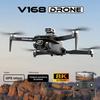 V168 GPS Дрон Складной Радиоуправляемый Квадрокоптер 8K HD Двойная ESC Камера 5G Wi-Fi Бесщеточный Дрон с обзором на 360° для предотвращения препятствий FPV Дрон с камерой Игрушки