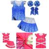 Creepy Zombies 3 Cheerleader Cosplay Costume For Girls Perfect Gift For Halloween