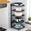 Цзинцинфу 5-ярусная кухонная полка для хранения из углеродистой стали