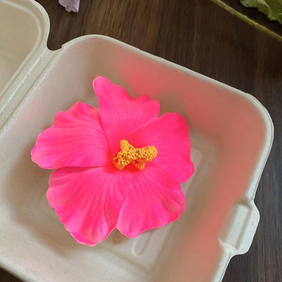 Hairpin Soft Strong Texture Lightweight Decorative Flower Hair Clip Realistic Flower Design Holiday Leisure Hair Pin