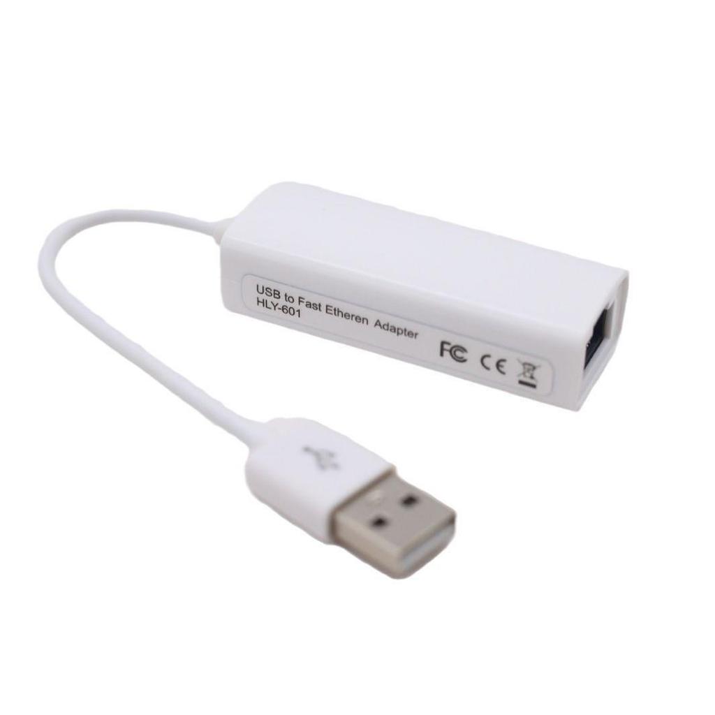 Driver-Free 100M Ethernet Adapter: Type-C/USB to RJ45 for Mobile/Computer
