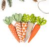 5Pcs Easter Carrot Ornaments Artificial Fabric Carrots Super Soft Wear Resistant Home Fake Carrots Party Decorations