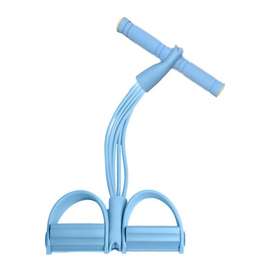 Sit-up Pedal Puller Resistance Band с ручкой Многофункциональный 4/6-трубчатый эластичный канат для йоги для мужчин и женщин Тренажер для натяжения педалей Тренировочное оборудование