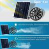 High Efficiency 6" Solar Exhaust Fan Kit for Greenhouse/Dog House/RV - Auto Ventilation, Weatherproof & Energy Saving | EESBAO