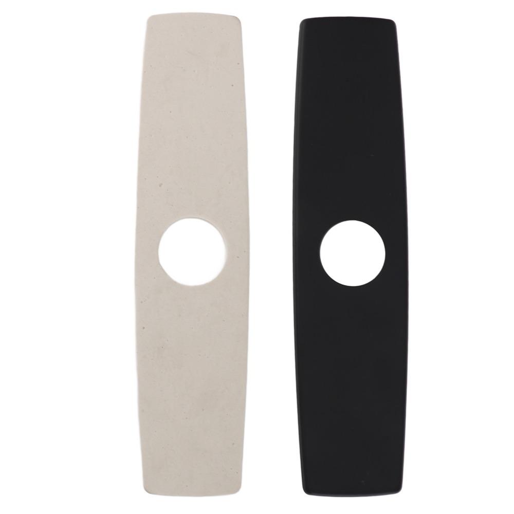 10 Inch Faucet Deck Plate Matte Black Faucet Base Plate Stylish Sink Hole Cover Vanity Sink