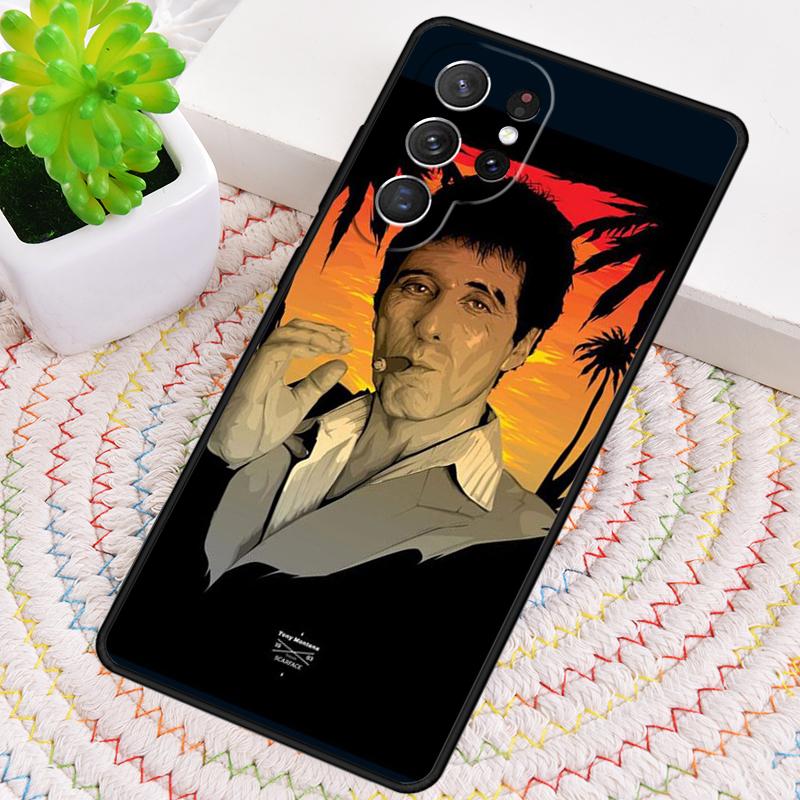 Чехол из ТПУ Tony Montana Scarface для Samsung Galaxy note 10 pro S26 S25 S24 S23 S22 Ultra Plus S21 FE S20 Ударопрочный чехол