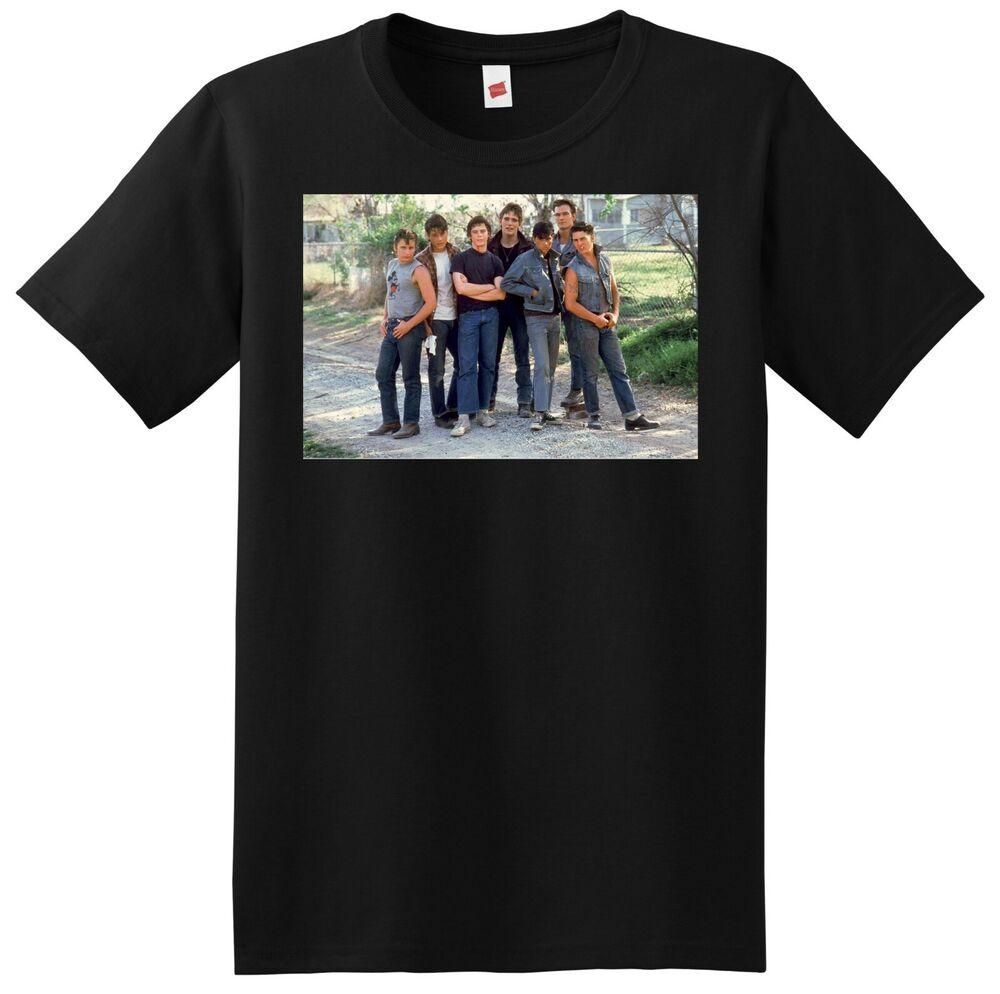 ФУТБОЛКА THE OUTSIDERS 1983 фото актерского состава постер футболка Понибой МАЛЕНЬКИЙ СРЕДНИЙ БОЛЬШОЙ XL Унисекс Футболка