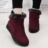 Winter Boots Women Warm Snow Shoes Ankle Mujer Zipper Loafers Ladies Casual Comfort