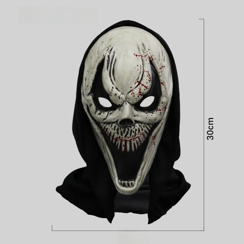 Creepy Scream Face Mask Collection Halloween Costume Latex Scary Props For Parties