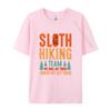 Retro Sloth Hiking Team Well Get There Tshirts Cute Casual Cotton Men Tshirts T Shirt Men 100 Cotton