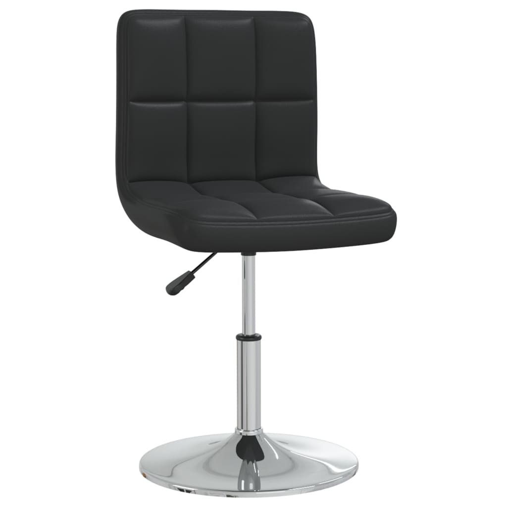 Bar Stool Black Faux Leather
