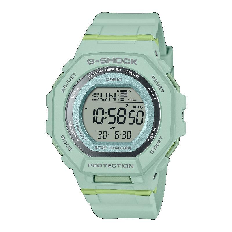 Casio Мужские часы G-SHOCK, смола, водостойкость 200 м, цифровые, ударопрочные, кварцевые, GMD-B300-3