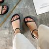 Fashion Buckles Heeled Comfortable and Elegant Woman Shoes Korea Casual High Quality Vintage New Breathable Fashion Sandals for Women