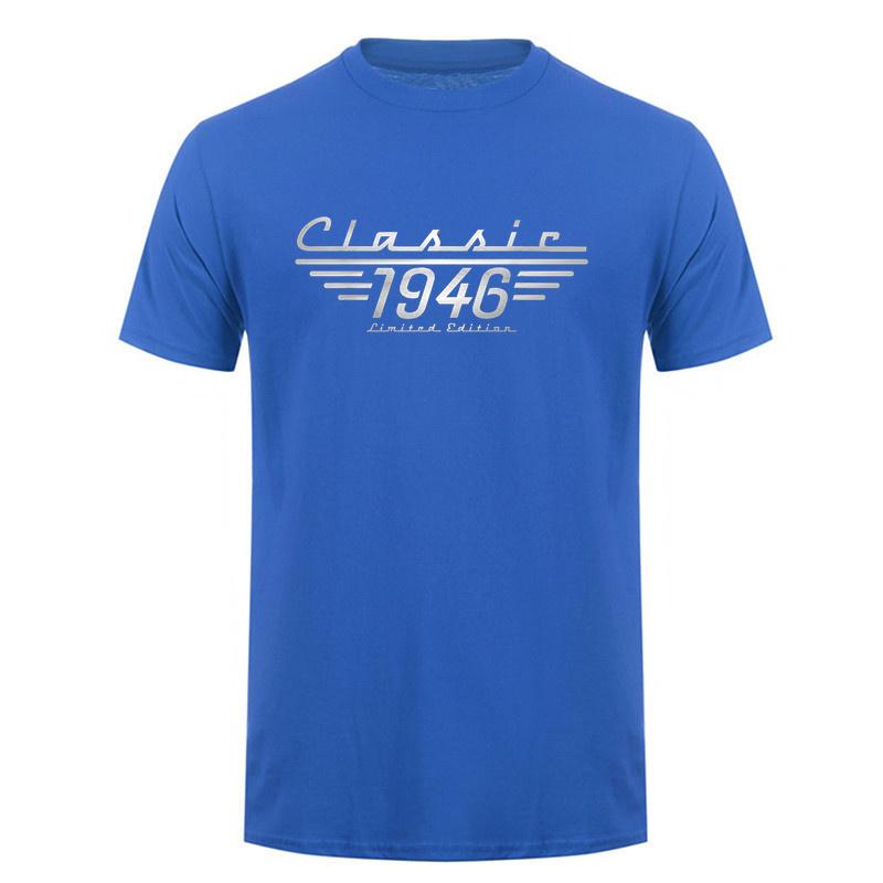 Classic 1946 Limited Edition T Shirt Funny 80th Birthday Dad Grandpa Vintage Gift Cotton Tshirts Da425