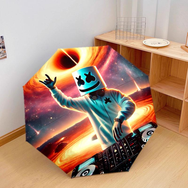 Зонт с узором зефир, Новый стиль, 1 шт., Автоматический складной зонт, Портативный складной дорожный зонт, Уличный зонт, Подарок на день рождения